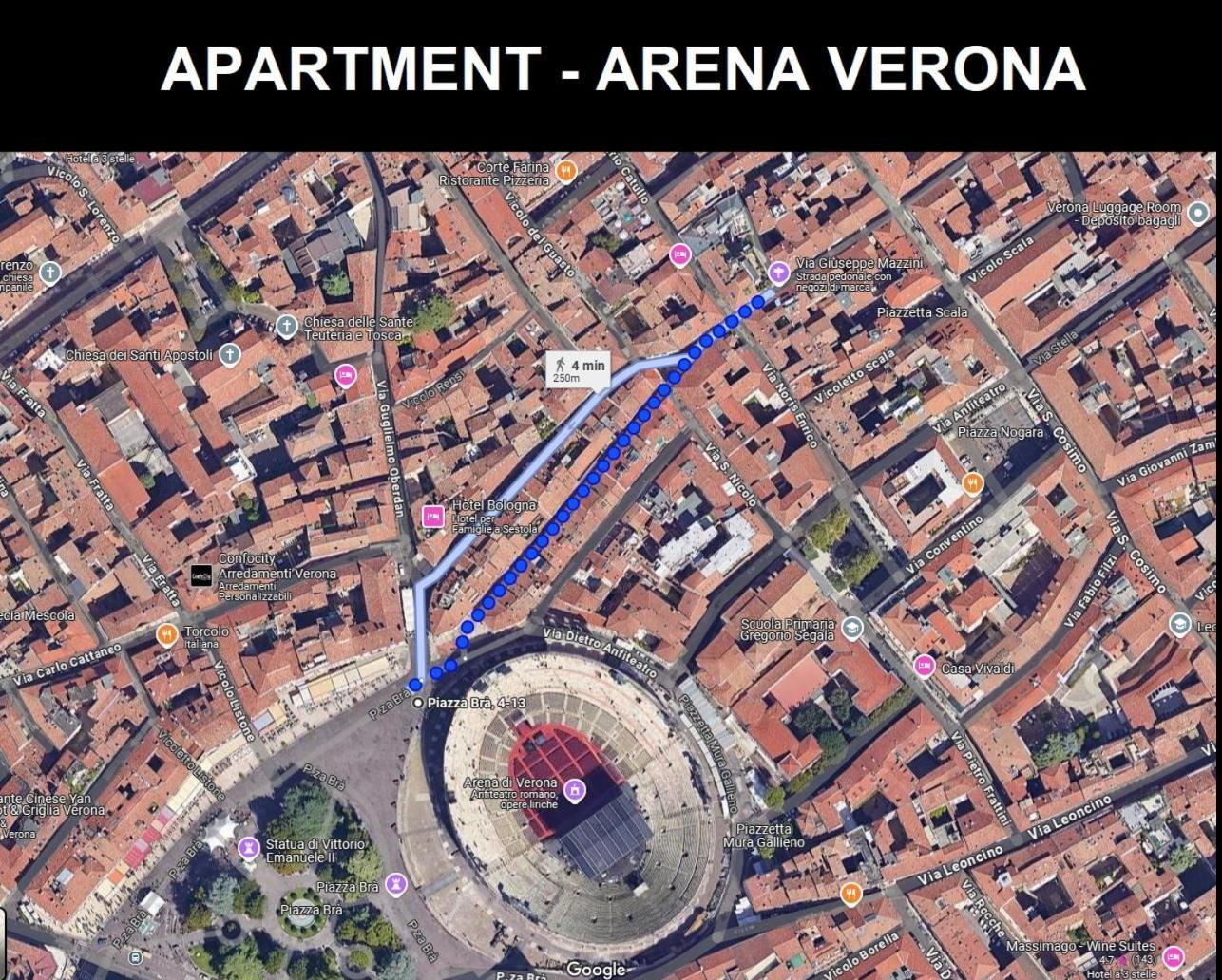 Arena Suite Mazzini Verona Centro Buitenkant foto